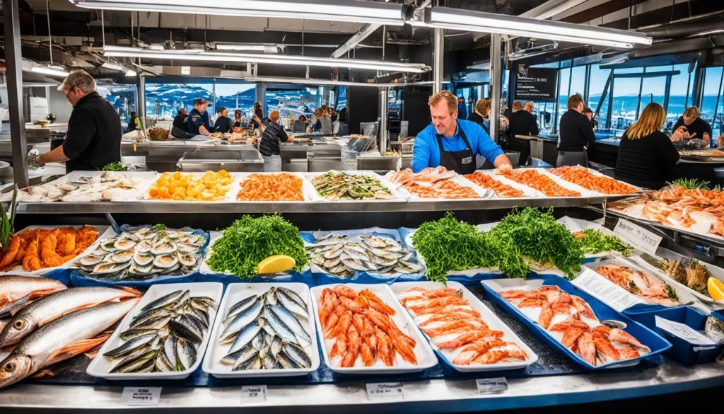 Auckland Fish Market seafood dining Auckland