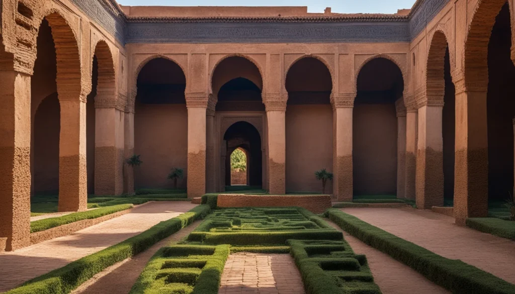 El Badi Palace showcasing Marrakech ruins