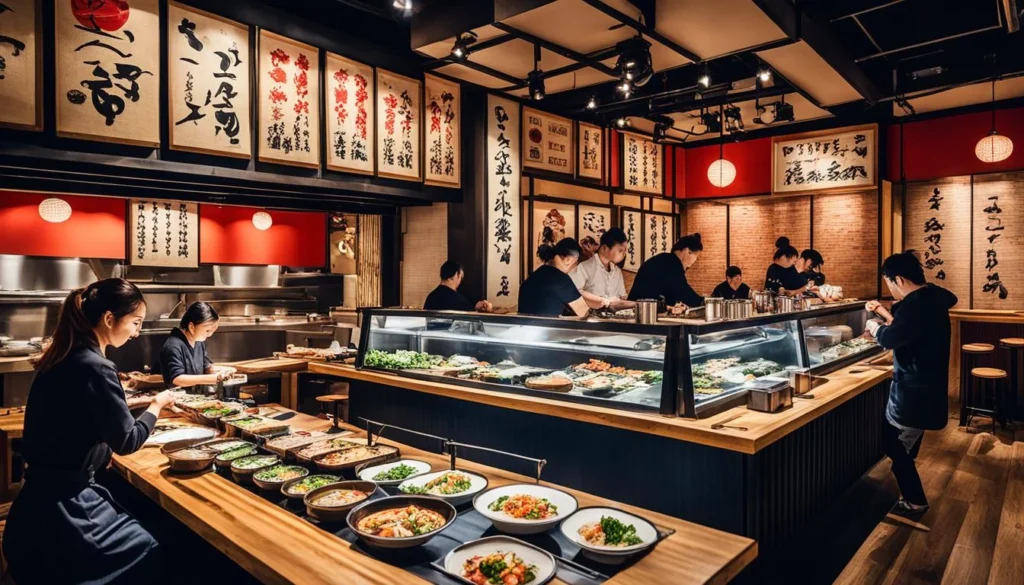 Local cuisine in Harmonica Yokocho