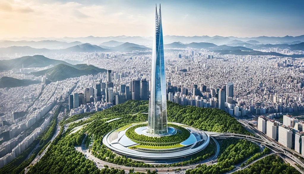 Lotte World Tower Modern Architecture in Seoul
