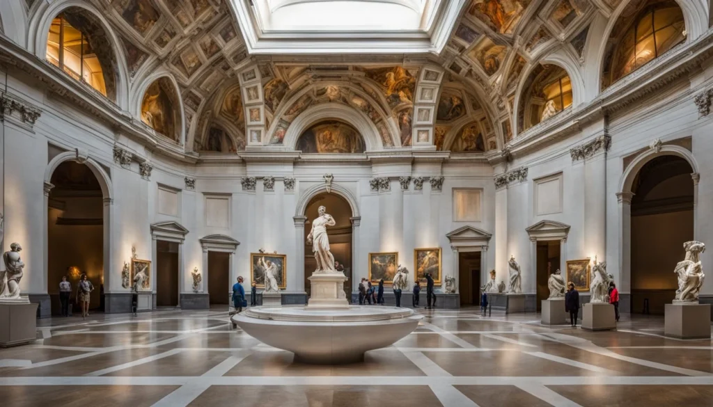 Michelangelo's David at the Accademia Gallery