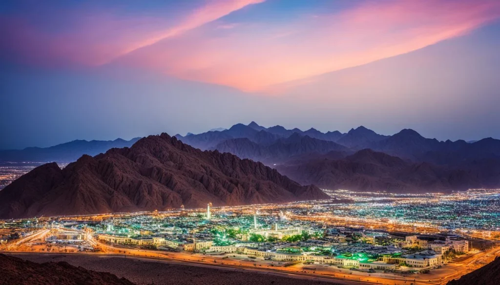 Mount Uhud, historical landmark in Medina