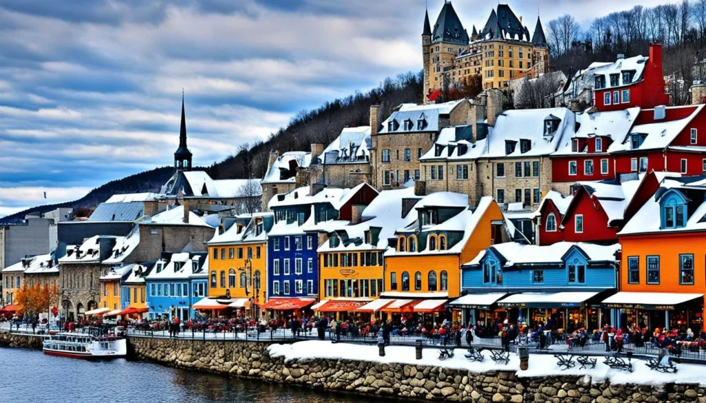 Quebec City sightseeing in Petit-Champlain