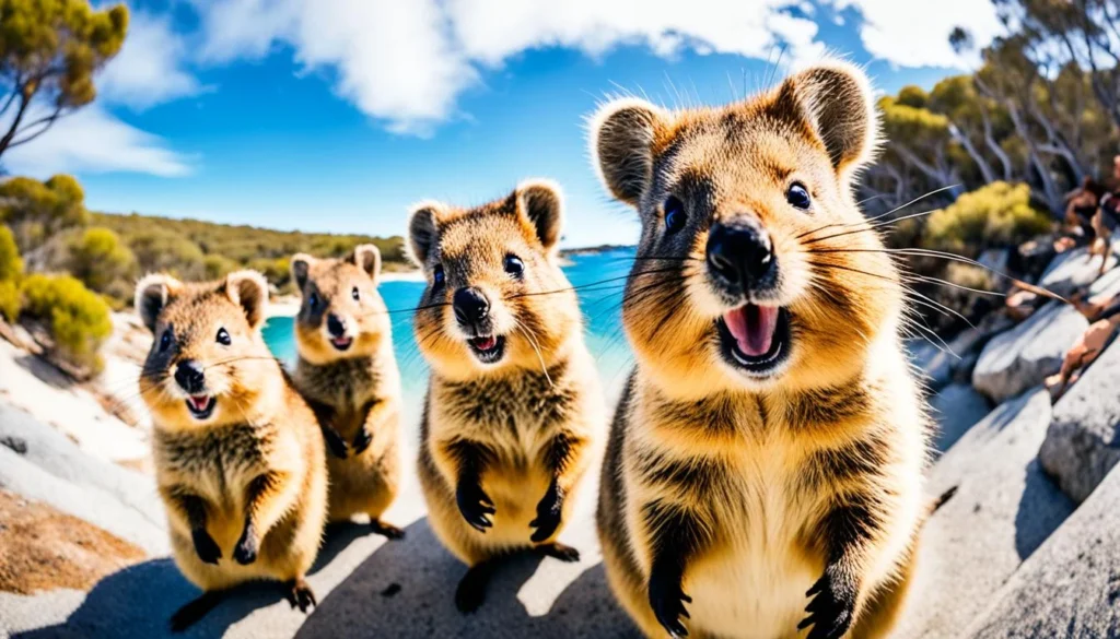 Rottnest Island quokka selfies
