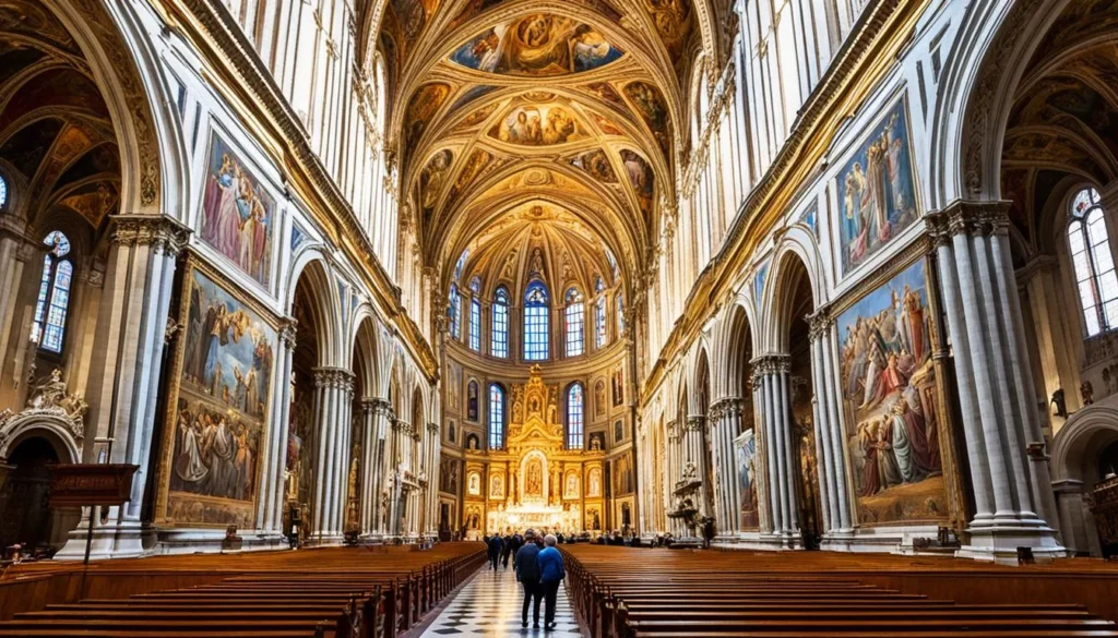Santa Croce historical basilica in Florence