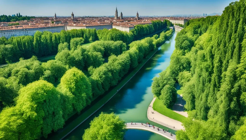 Valentino Park and the Medieval Village in Turin